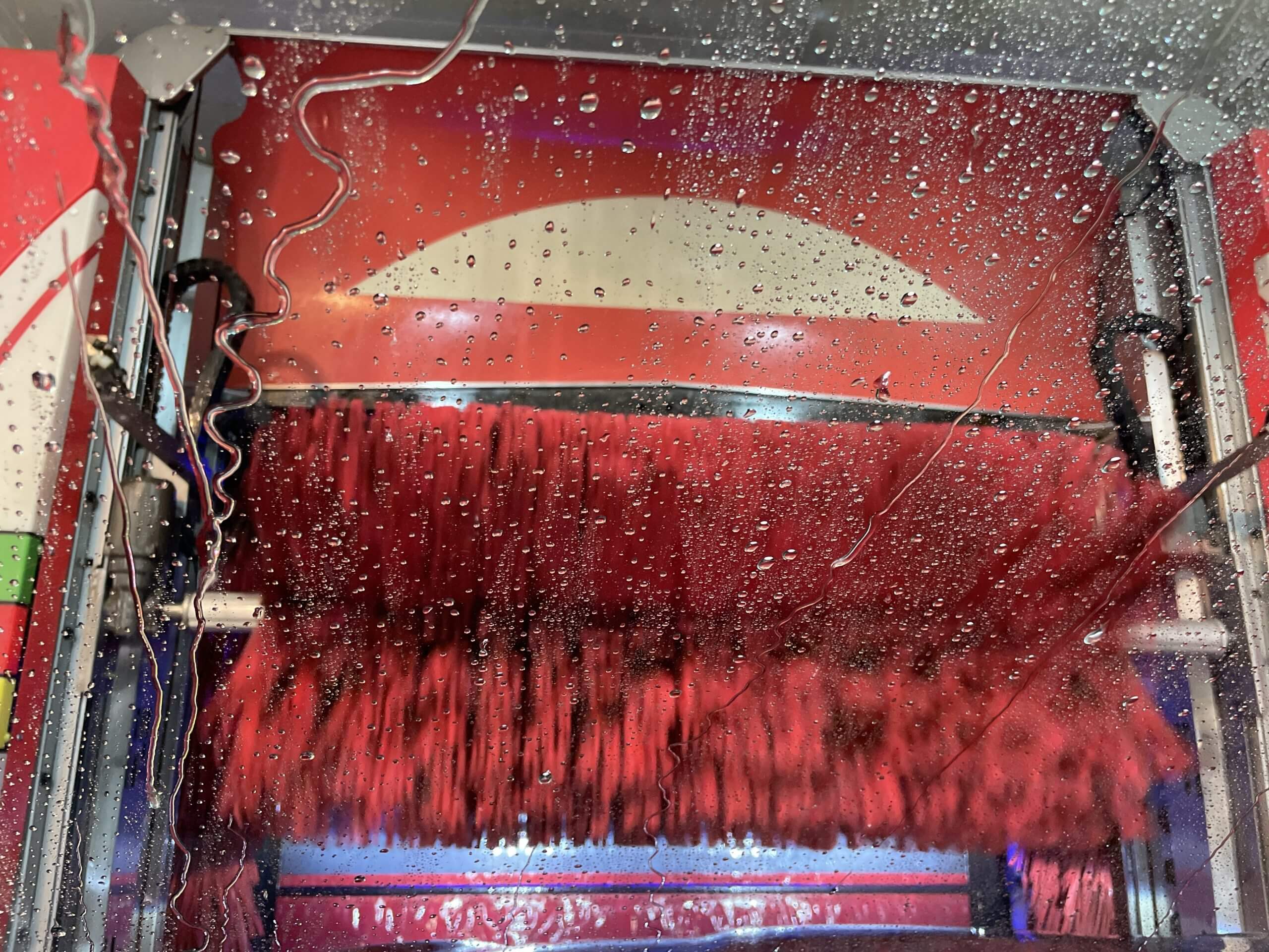 Inside a Car Wash Circle K